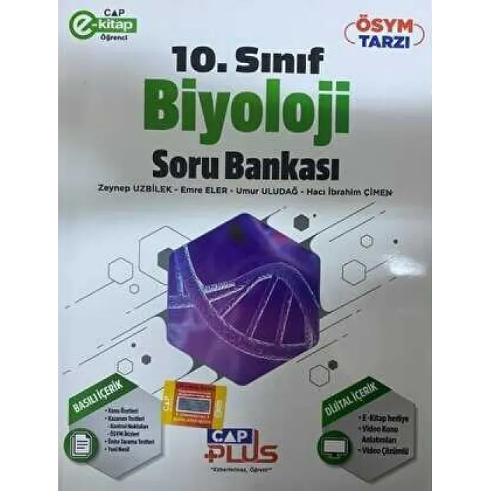 Çap Yayınları 10. Sınıf Biyoloji Soru Bankası