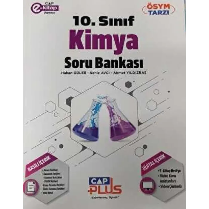 Çap Yayınları 10. Sınıf Kimya Soru Bankası