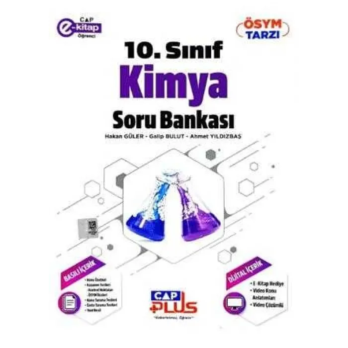 Çap Yayınları 10. Sınıf Kimya Soru Bankası