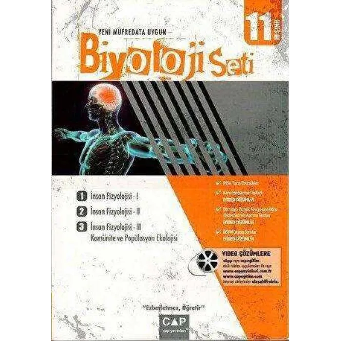 Çap Yayınları 11. Sınıf Anadolu Lisesi Biyoloji Seti