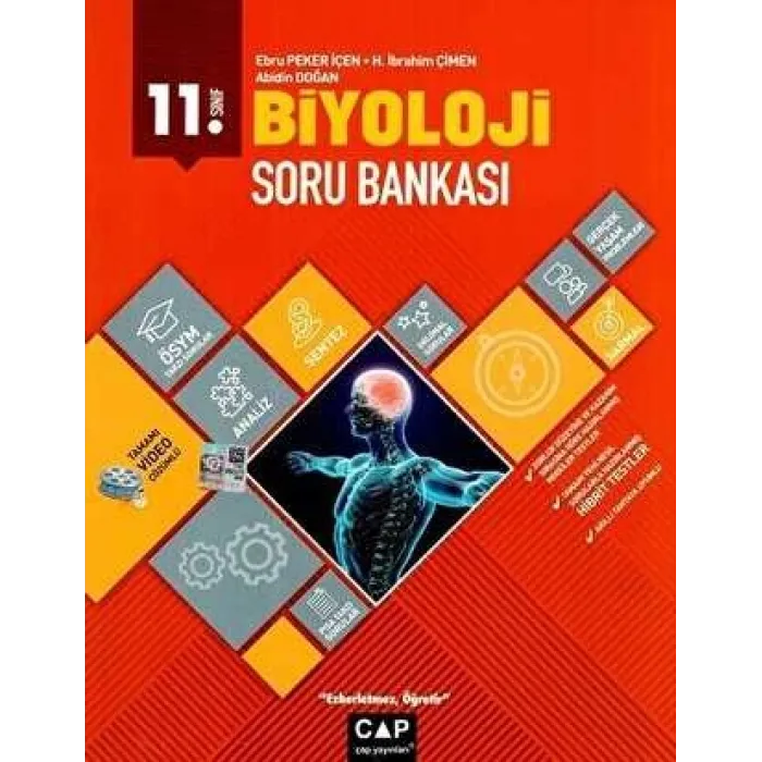 Çap Yayınları 11. Sınıf Biyoloji Soru Bankası Anadolu Lisesi