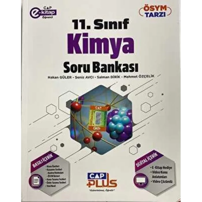 Çap Yayınları 11. Sınıf Kimya Soru Bankası