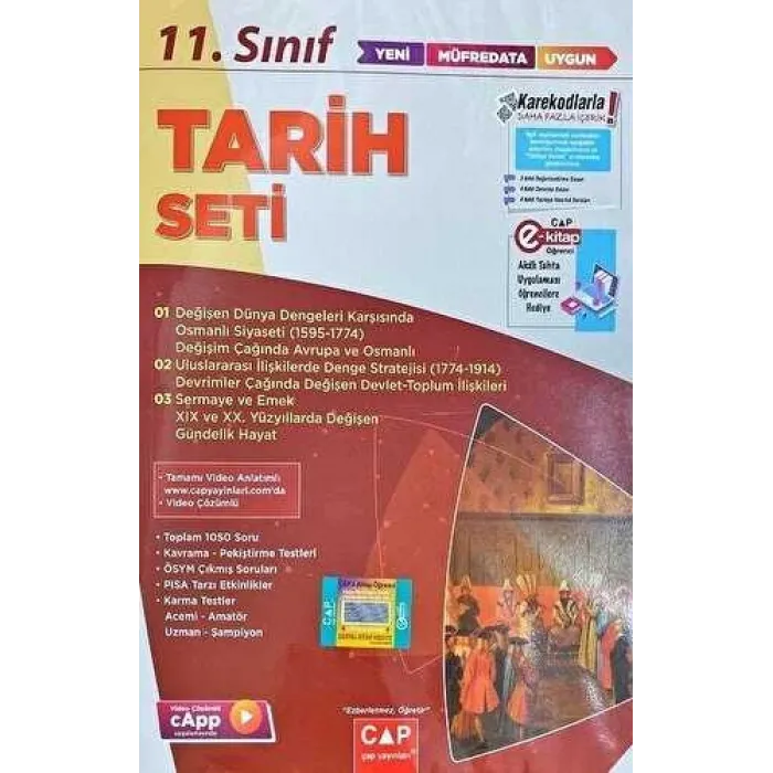 Çap Yayınları 11. Sınıf Tarih Anadolu Seti