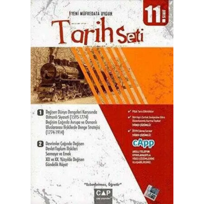 Çap Yayınları 11. Sınıf Tarih Seti