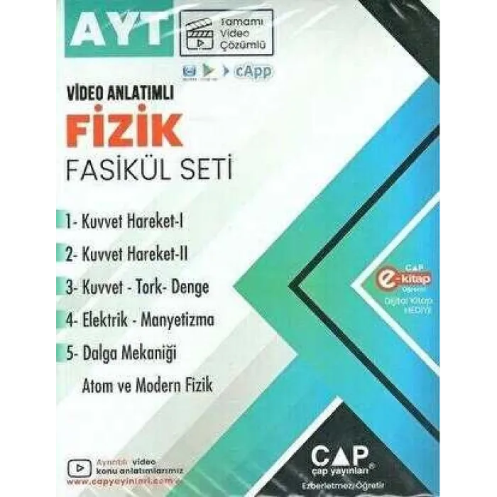 Çap Yayınları 2023 AYT Fizik Seti