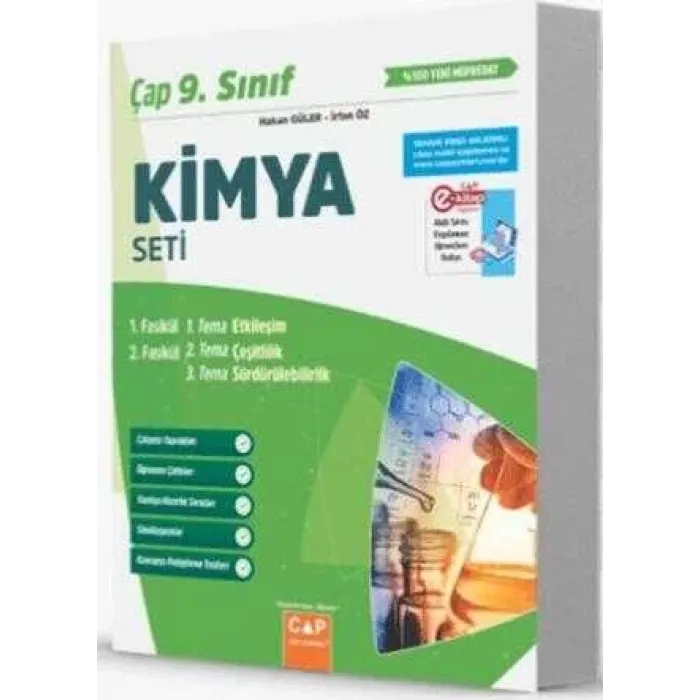 Çap Yayınları 9. Sınıf Kimya Seti