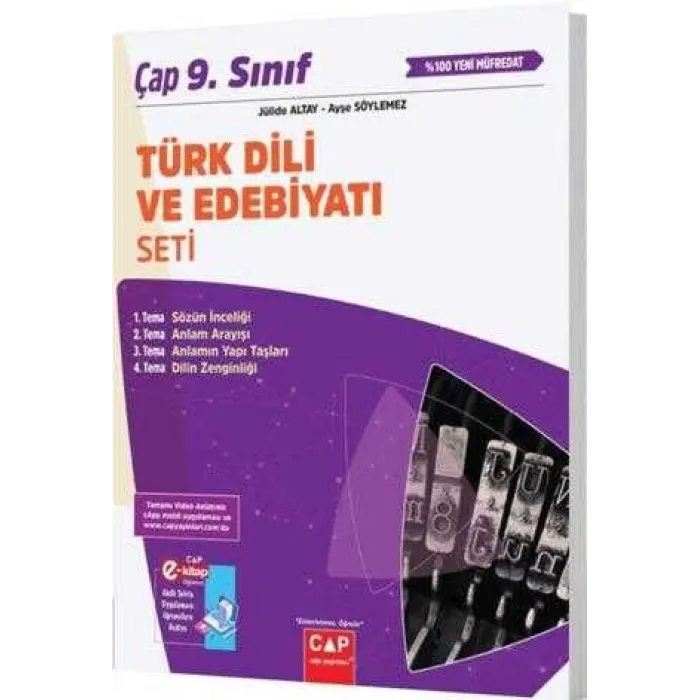Çap Yayınları 9. Sınıf Türk Dili ve Edebiyatı Seti