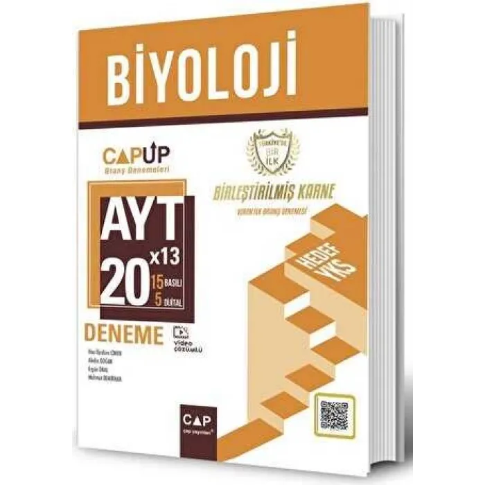 Çap Yayınları AYT Biyoloji 20 X 13 Up Deneme