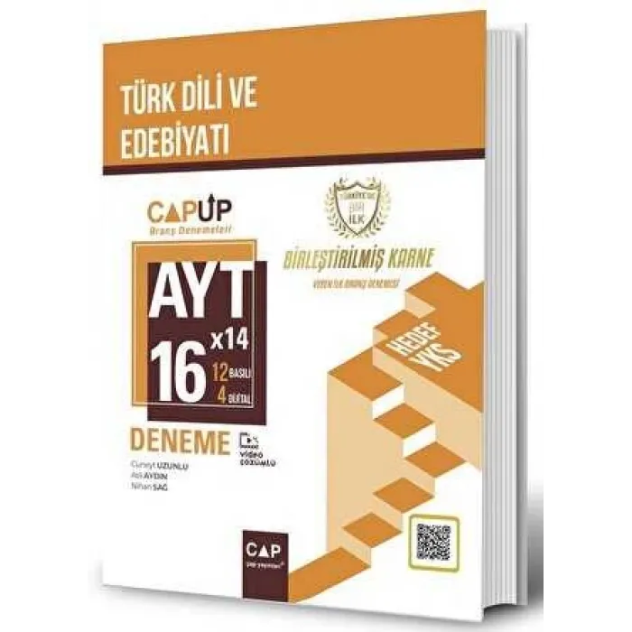 Çap Yayınları AYT Türk Dili ve Edebiyatı 16 X 24 Up Deneme