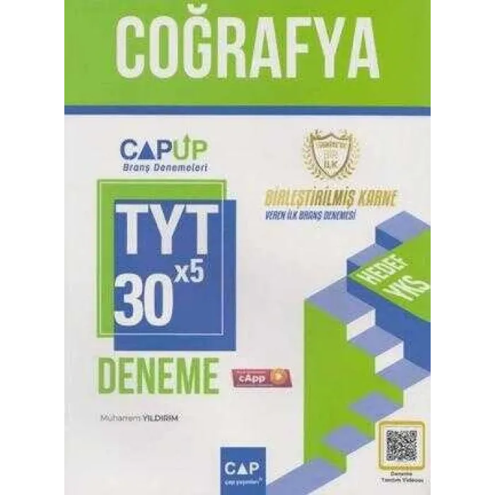 Çap Yayınları TYT Coğrafya 30 X 5 Up Deneme