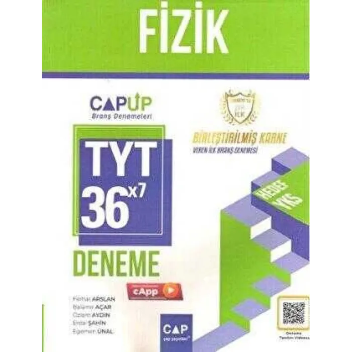 Çap Yayınları TYT Fizik 36 x 7 Up Deneme
