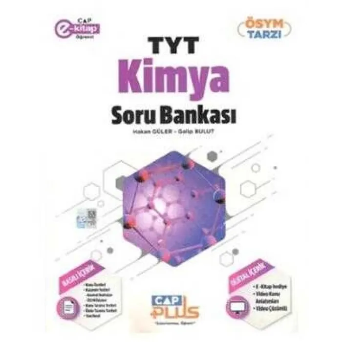 Çap Yayınları TYT Kimya Plus Soru Bankası