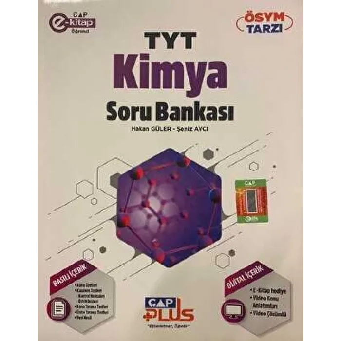 Çap Yayınları TYT Kimya Soru Bankası