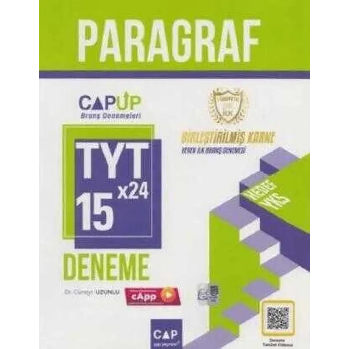 Çap Yayınları TYT Paragraf 15 x 24 Branş Denemesi