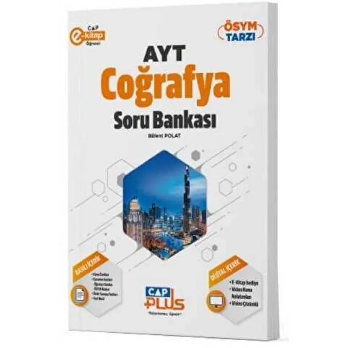 Çap Yayınları YKS AYT Coğrafya Soru Bankası