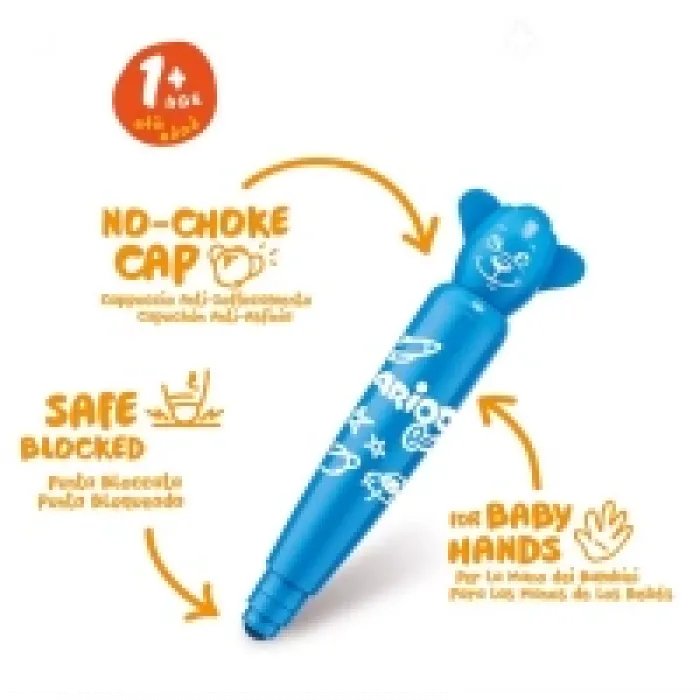 Carioca Teddy Jumbo Bebek Keçeli Kalem 12li 42816