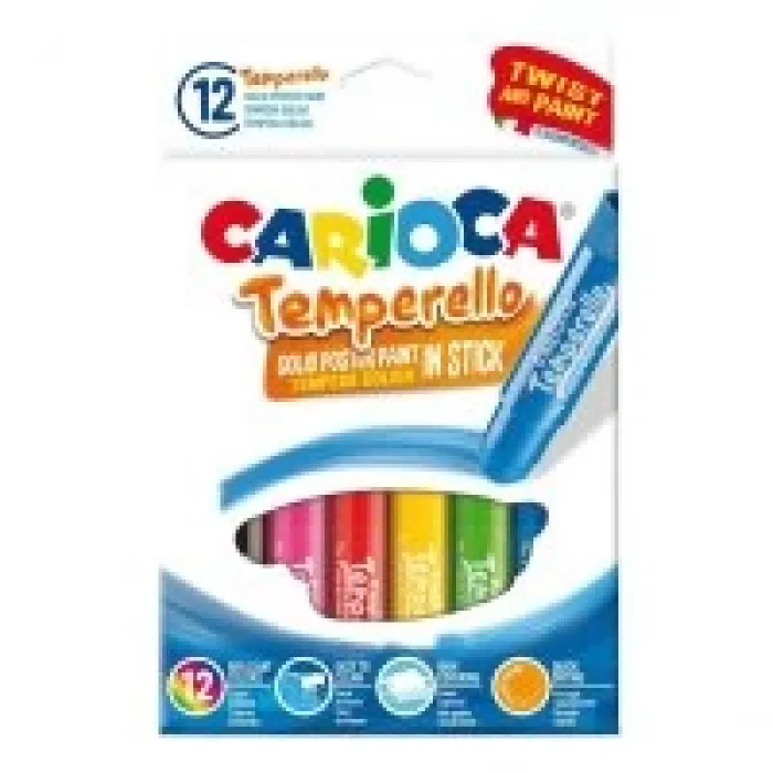 Carioca Temperolle Stic Poster Boyama Kalemi 12li 42738