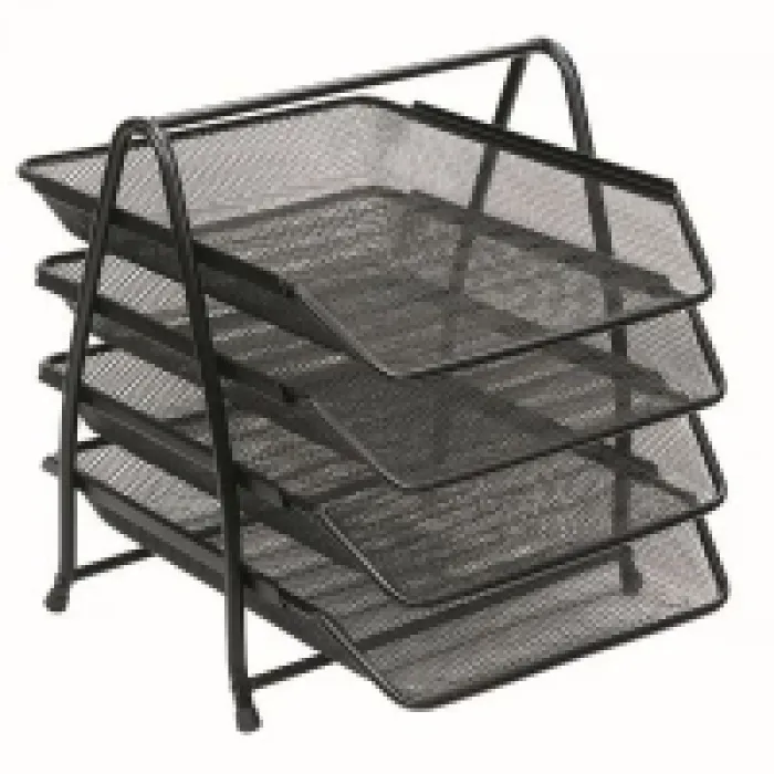 Cassa File Evrak Rafı Seti Dörtlü Siyah Ürün Kodu:8934