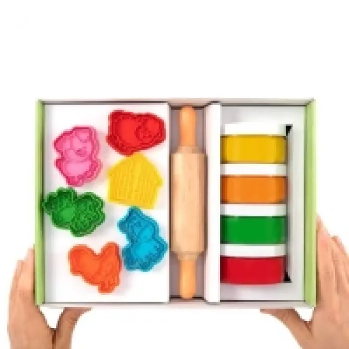 Childgen Doğal Oyun Hamuru Premıum Set - Çiftlik