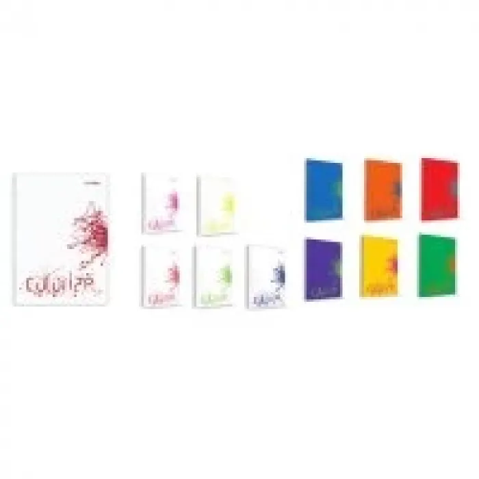 Çınar Colorize A4 Spiralli Pp Kapak Defter 72 Yaprak Çizgili 71307