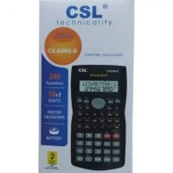 Csl Fonksiyonlu Hesap Makinesi 10+2 Hane 240 İşlem Cs-82ms-b