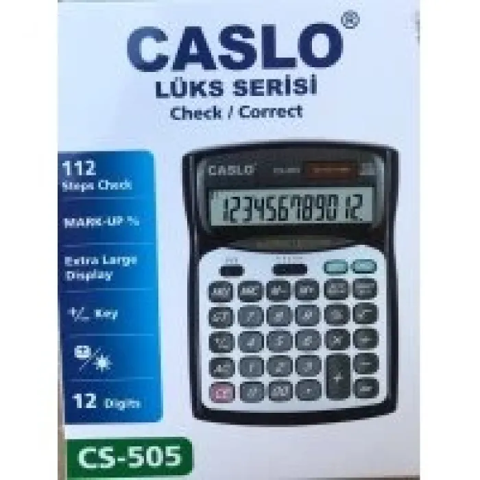 Csl Hesap Makinesi 12 Hane Cs-505