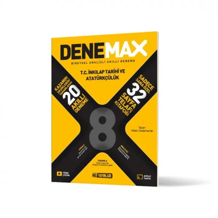 Denemax 8. Sınıf İnkilap Tarihi 20li Akıllı Deneme