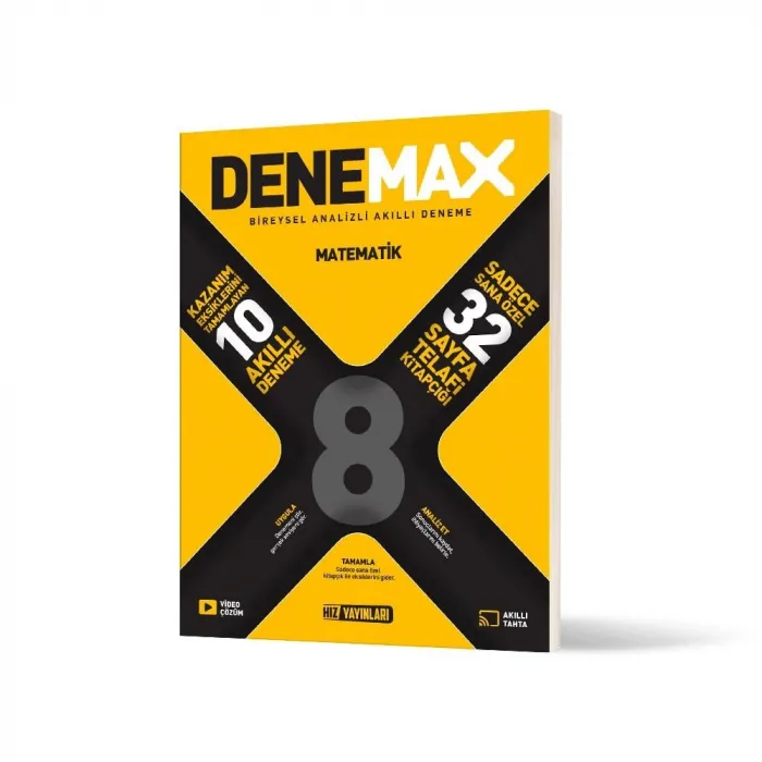 Denemax 8. Sınıf Matematik 10lu Akıllı Deneme