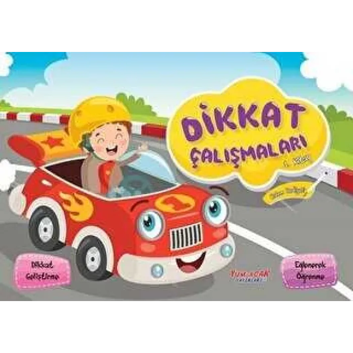 Dikkat Çalışmaları 1. Kitap Kalem Hediyeli