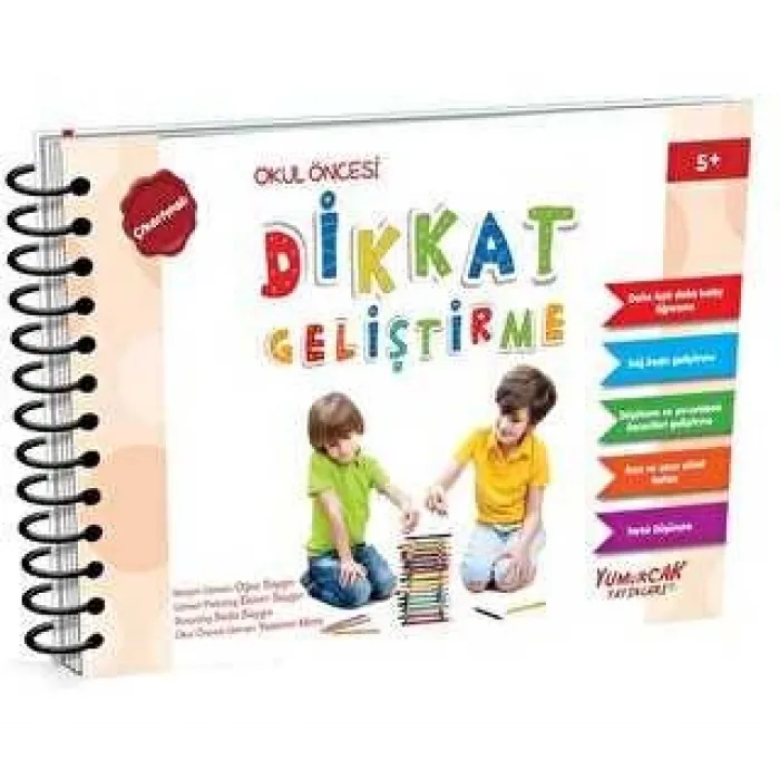 Dikkat Geliştirme - Okul Öncesi - 5 Yaş