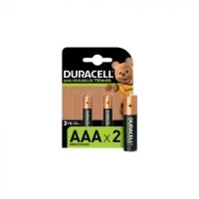Duracell Şarjlı Pil Aaa 2 Li 750 Mah