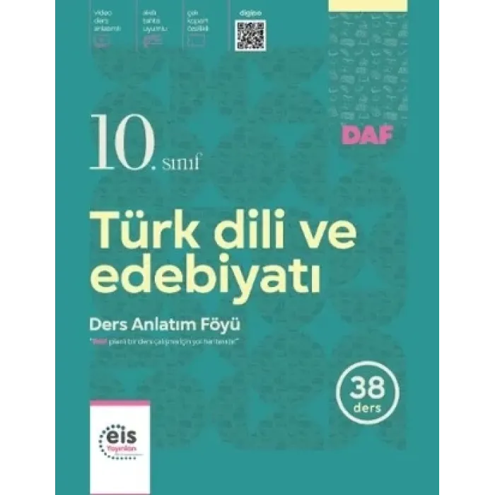 EİS - 10.Sınıf - Daf - Türk Dili ve Edebiyatı