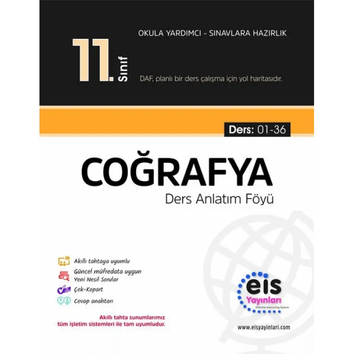 EİS - 11.Sınıf - Daf - Coğrafya