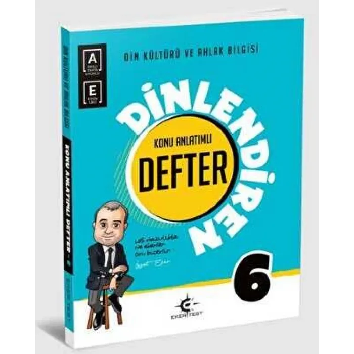Eker Test Yayınları 6. Sınıf Din Kültürü ve Ahlak Bilgisi Dinlendiren Defter