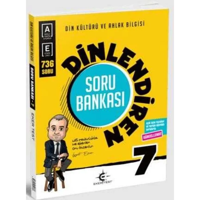 Eker Test Yayınları Eker Test 7. Sınıf Din Kültürü ve Ahlak Bilgisi Dinlendiren Soru Bankası