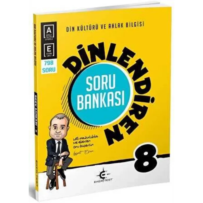 Eker Test Yayınları Eker Test 8. Sınıf Din Kültürü ve Ahlak Bilgisi Dinlendiren Soru Bankası