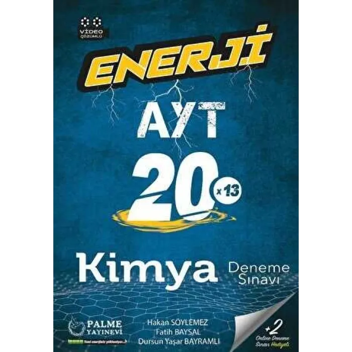 Enerji Ayt Kimya 20 Deneme Sınavı