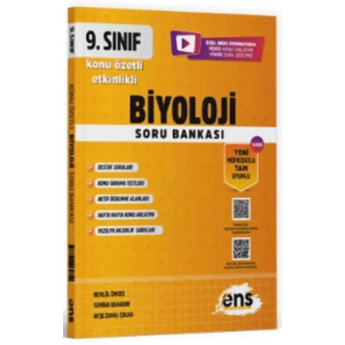 ENS Yayınları 9. Sınıf Biyoloji Soru Bankası