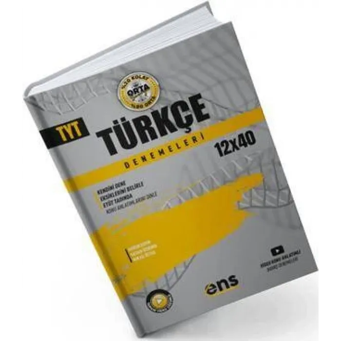 ENS Yayınları ENS Yayınları TYT Türkçe 12 x 40 Denemeleri