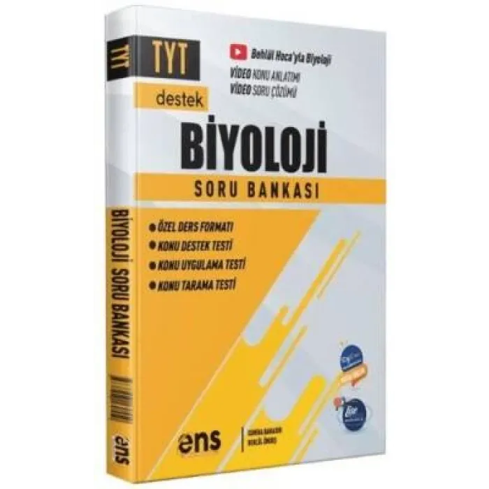 ENS Yayınları TYT Biyoloji Destek Soru Bankası