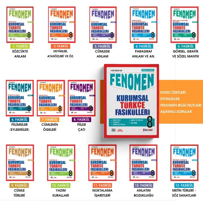 Fenomen 8 Kurumsal Türkçe Fasikülleri