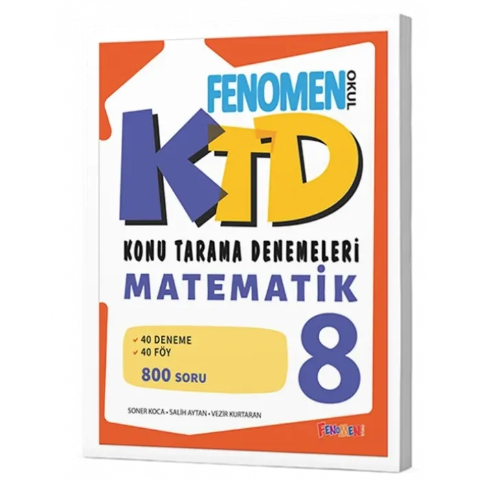Fenomen 8 Matematik Konu Tarama Denemeleri