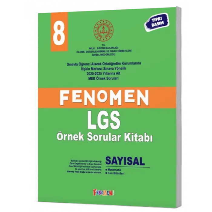 Fenomen 8 MEB Sayısal Örnek Sorular