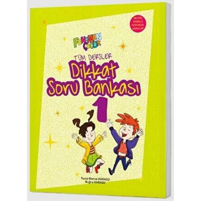 Fenomen Kitap 1. Sınıf Tüm Dersler Dikkat Soru Bankası Fenomen Çocuk