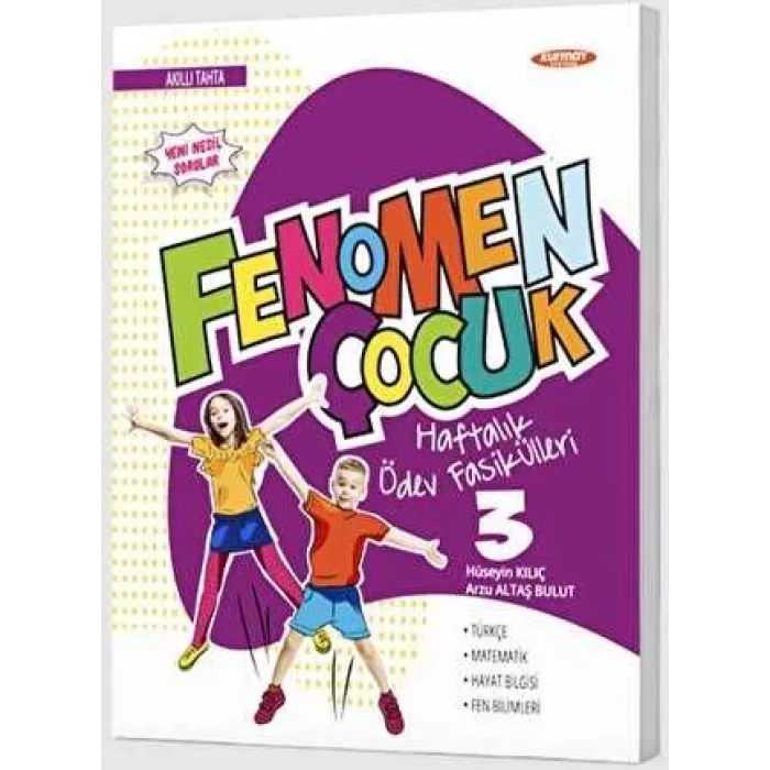 Fenomen Kitap 3. Sınıf Haftalık Ödev Fasikülleri Fenomen Çocuk