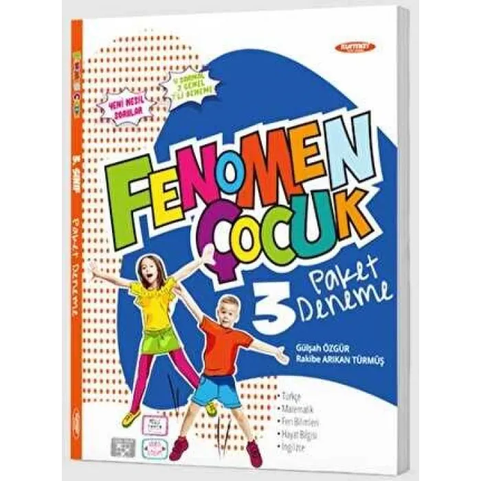 Fenomen Kitap 3. Sınıf Tüm Dersler Paket Deneme 7 Deneme Fenomen Çocuk