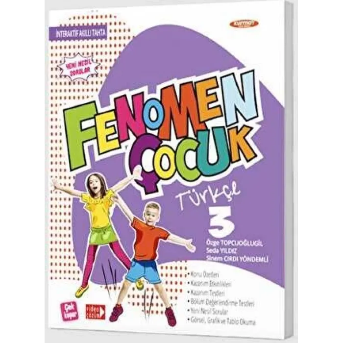 Fenomen Kitap 3. Sınıf Türkçe Fenomen Çocuk