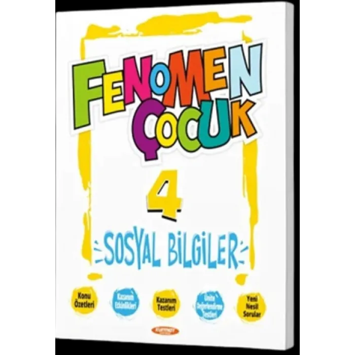 Fenomen Kitap 4. Sınıf Sosyal Bilgiler Fenomen Çocuk