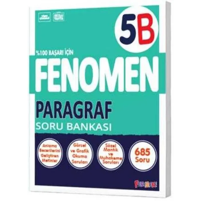 Fenomen Kitap 5. Sınıf Fenomen Paragraf Soru Bankası