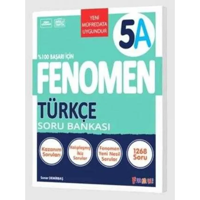 Fenomen Kitap 5. Sınıf Türkçe A Soru Bankası
